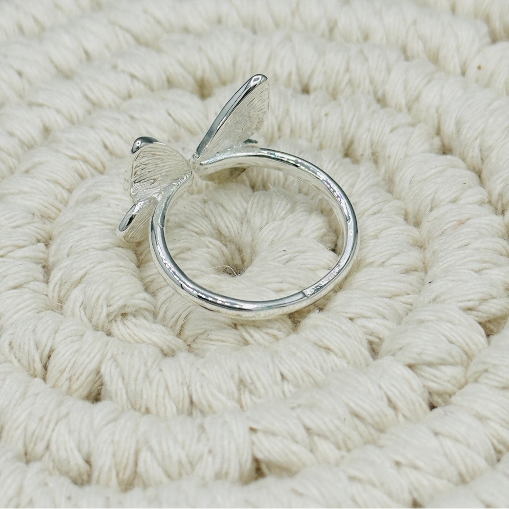 925 Handmade Butterfly Ring - Picture 6 of 7